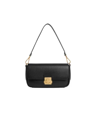Coccinelle C-Me Lock Handtasche aus genarbtem Leder