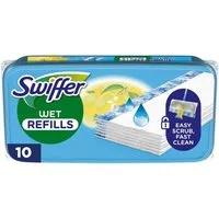 Swiffer WET REFILLS Reinigungstücher (Nachfüllpack Feuchte Bodentücher, 10 Stück)