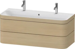 Duravit Happy D.2 Plus c-bonded Set wandhängend Mediterrane Eiche 1175x490x480 mm - HP4640O71710000 HP4640O71710000
