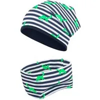 F.P.H. Maja Mütze & Schal Übergangsmütze Schlauchschal Herbstmütze Beanie