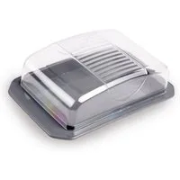 Pro Home Butterdose mit Deckel (BPA-freiem, bruchsicherem Kunststoff), Kunststoff, (Set, 1x Deckel, 1x Unterboden), Butterbehälter & Butterbox mit 250g