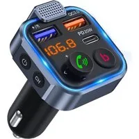 FELIXLEO FM KFZ Transmitter Bluetooth 5.0 USB 3.0 Bluetooth-Adapter Adapter