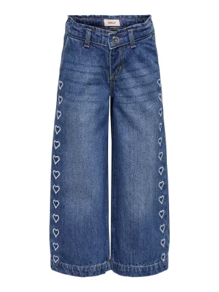 KIDS ONLY - KMGCOMET HEART WIDE DNM DIA3020 NOOS Medium Blue Denim - Gr. - 116