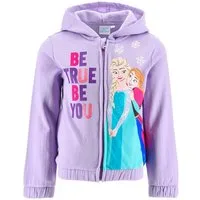 Disney Frozen Kapuzensweatshirt Disney Anna & ELSA Eiskönigin Hoodie für Mädchen mit Reißverschluss