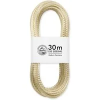 Landwiesen Wand-Wäscheleine Wäscheleine 30 m reisfest "Die Eiserne" deutsches Produkt Drahteinlage, Made in Germany