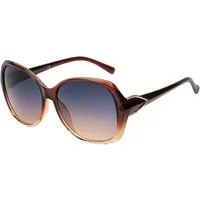 BEZLIT Eyewear Pilotenbrille Rundglas Designer Damen Sonnenbrille (1-St) mit schwarz, braun und violetten Linsen