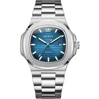 OLEVS Quarzuhr OLEVS Herren Uhr – Bogenlünette, texturiertes Zifferblatt, Quarz