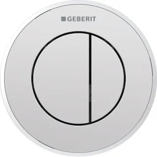 Geberit Fernbetätigung Typ 10 pneumatisch für 2-Mengen-Spülung UP-Drücker glanzchrom, 116055KH1 116055KH1