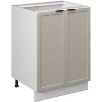 Vicco Unterschrank Fame-Line, GrauBeige/Weiß, 60 cm ohne Arbeitsplatte (1-St)