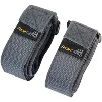 AceCamp Koffergurt Gepäckgurt 2er-Set 30 cm in Grau für Reisegepäck, (Doppelpack, 2-tlg), kompakt, robust, 2er-Set