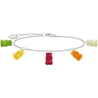 THOMAS SABO Armband THOMAS SABO x HARIBO Schmuck: Armband mit Goldbären bunt, mit Kristallglas
