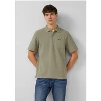 s.Oliver Kurzarmshirt Polo-Shirt Strukturiertes Poloshirt mit Brusttasche