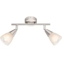 GLOBO LIGHTING LED Deckenspot, Leuchtmittel nicht inklusive, Decken Lampe Leuchte Spot Strahler 2-Flammig Beleuchtung Wohn Zimmer