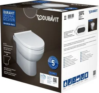 Duravit Duravit No.1 WC-Set bodenstehend 510x386x465 mm - 41840900A1 41840900A1