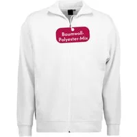 Clinotest Sweatjacke ohne Kapuze Unisex - 60% Baumwolle & 40% Polyester mit Stehkragen (1-tlg) Bequeme & atmungsaktive Sweatshirtjacke für Freizeit und Sport