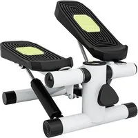 COSTWAY Mini-Stepper, Mit Widerstandsband, unterwegs Fitnessgerät für zuhause