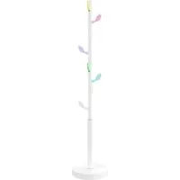 vidaXL Garderobenständer Garderobenständer Weiß 172 cm Pulverbeschichtetes Eisen, (1 St)