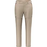 Salewa Outdoorhose Puez Talvena Durastretch 2/1 Pant W Vielseitige Damen-Softshellhose mit abnehmbaren Beinen, ideal für