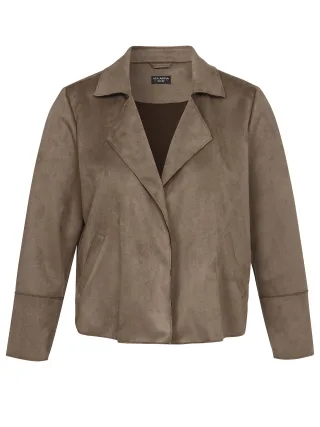 VIA APPIA DUE - Jacke Revers 1/1 Arm mokka - Gr. - 44