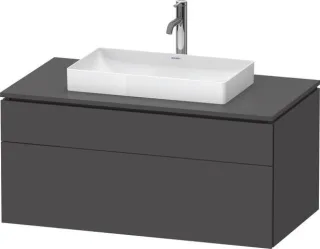 Duravit L-Cube Konsolenwaschtischunterbau wandhängend Graphit Matt 1020x550x482 mm - LC4881049490000 LC4881049490000
