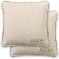 JOOP! Kissenhülle Unisex Kissenhülle 2er Pack Baumwollmischung, (2 Stück)
