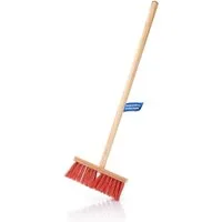 BigDean Kinder-Werkzeug-Set Kinder-Straßenbesen mit Holzstiel & starken Borsten – Made in Germany, (Packung, 1-tlg., Kinderbesen), Holz