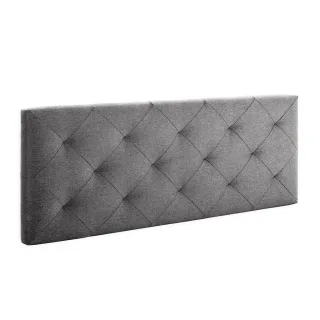 VS Venta-stock Kopfteil, Grau, Textil, 8x60x160 cm, Schlafzimmer, Betten, Bett-Kopfteile