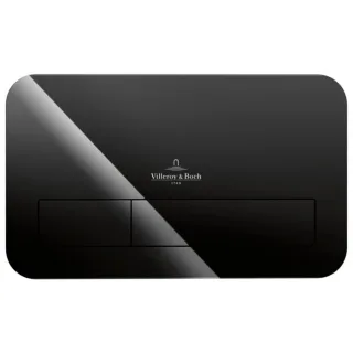 Villeroy & Boch ViConnect M200 922400RB Betätigungsplatte, glossy black, Sicherheitsglas
