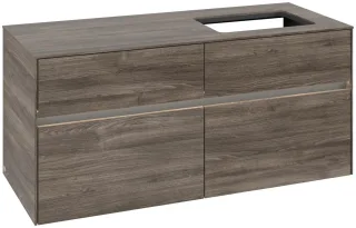 Villeroy & Boch Waschtischunterschrank Collaro C114B0 1200x548x500mm mit Beleuchtung Stone Oak C114B0RK