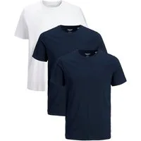 Jack & Jones PlusSize Print-Shirt (Spar-Set, 3er-Pack) Big Size Shirt Übergrößen Shirt