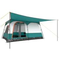 COSTWAY Kuppelzelt, Personen: 6, wasserdichtes Campingzelt mit Tragetasche
