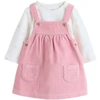 Next Latzkleid 2-teiliges Baby-Set mit Bodysuit + Trägerkleid (2-tlg)