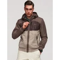 OMBRE Allwetterjacke Leichte farbige Herren-Sportjacke mit Fleece