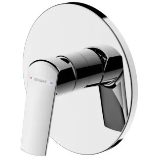 Bravat Valencia Fertigset Brausearmatur 3519062 Unterputz, Einhebelmischer, chrom