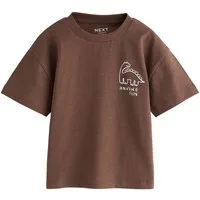 Next T-Shirt Kurzarm-T-Shirt mit Rücken-Print (1-tlg)