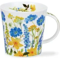 Dunoon Tasse Cottage Border blau - Form: Cairngorm - 0,48 L - Fine Bone China, 1-tlg.