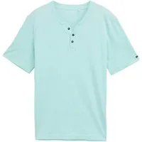 TOM TAILOR Henleyshirt T-Shirt Kurzarmshirt (1-tlg)