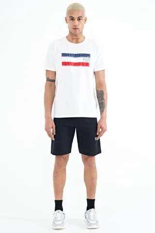 Herren Solid Strick Sweatshorts