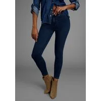Arizona Skinny-fit-Jeans Ultra Stretch extra-eng geschnittene Beinform, modische Used-Waschung