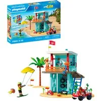 Playmobil® Rettungsturm mit Beach buggy (71903), My Life Konstruktions-Spielset, (125 St), Made in Europe