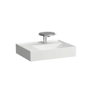 LAUFEN Waschtisch Kartell · LAUFEN 600x460, 2 Hahnlöcher, weiß matt, 81033.5, 8103357578151 H8103357578151