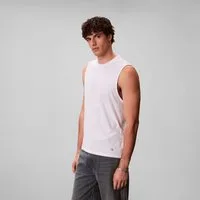 Calvin Klein Jeans Tanktop JERSEY BADGE MUSCLE TANK Regular fit mit Rundhalsausschnitt