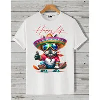 RMK T-Shirt Herren kurzarm Shirt Basic Rundhals Ausschnitt Skater aus Baumwolle
