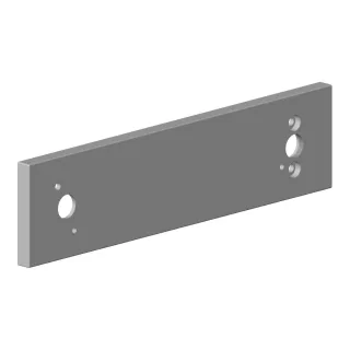 Dornbracht Rosette für Brausegarnituren Ersatzteile 091102120 240 x 60 x 9 mm Chrom 091102120-00