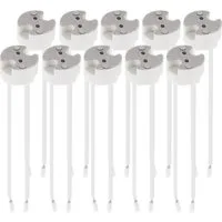 kwmobile Lampenfassung 10x GU5.3 Fassung mit 12V Kabel - MR16 Bauform - GU 5.3 Fassungen Set, (10-St), 10x GU5.3 Fassung mit Kabel 12V