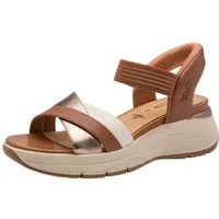 Tamaris WIDE FIT STEP IN, comfortFit Frauen kein Absatz Plateausandaletten comfortFit