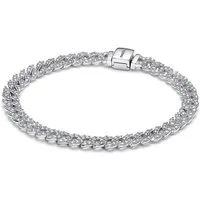 Pandora Gliederarmband Gliederarmband für Damen Timeless Pavé, Sterlingsilber von PANDORA