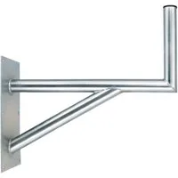 PremiumX SAT-Halterung 60cm Wandhalter Stahl verzinkt SAT Wand Halterung mit Stützelement