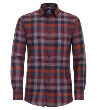 REDMOND - Freizeithemd rot - Gr. - XXL