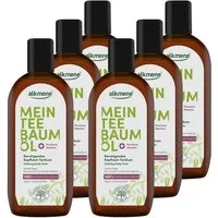 alkmene Haartonikum 6x Teebaumöl Kopfhaut Tonikum Juckreiz Linderung 100% bestätigt vegan, 6-tlg.